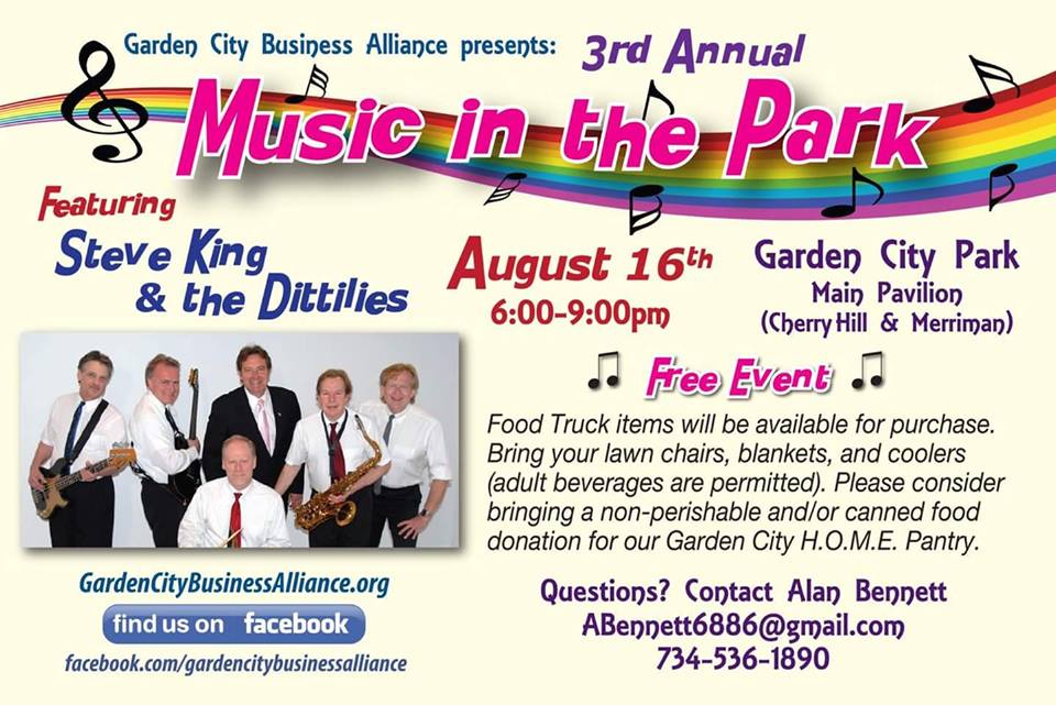 3rd Annual Music in the Park Rose Catering Inc.